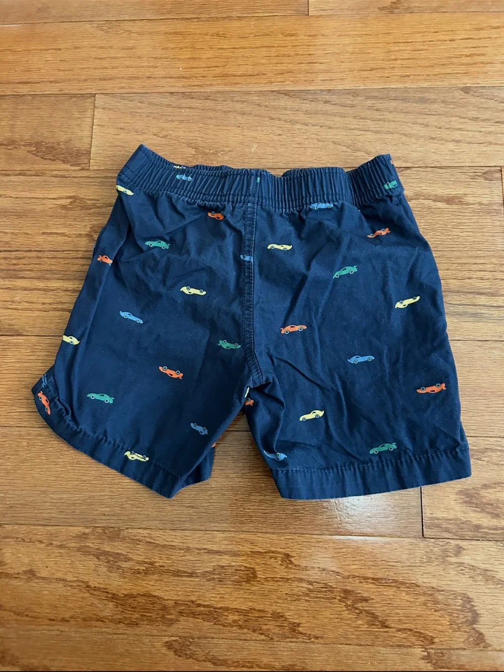 Carter’s Boys 3T Navy Race Car Print Pull-On Shorts Toddler